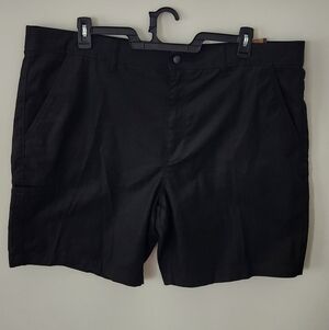 🩳 Brahma Men’s Black Canvas Shorts Size 44 – NWT, 9” Inseam Relaxed Fit